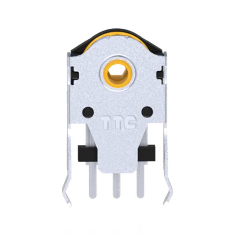 Codificador giratório do TTC com marca do furo, roda do ouro, 7mm, 8mm, 9mm, 10mm, 11mm, 12mm, 13mm, 14mm, 15mm, 16mm, 1.74mm força para PC Mouse, 20-40g