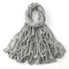 185*75 cm musulman Modal Hijab rayonne coton châles pour femmes mince plaine écharpe grande taille foulard islamique Turban bandeau