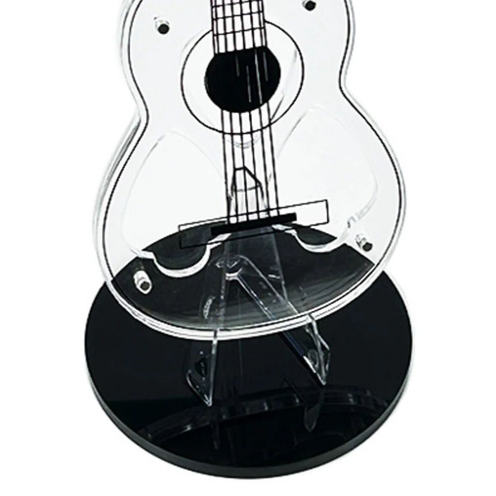Acrylic Guitar Pick Holder Guitar Pick Display Stand Storage Rack Accessories for Electric Bass Ukulele Lover