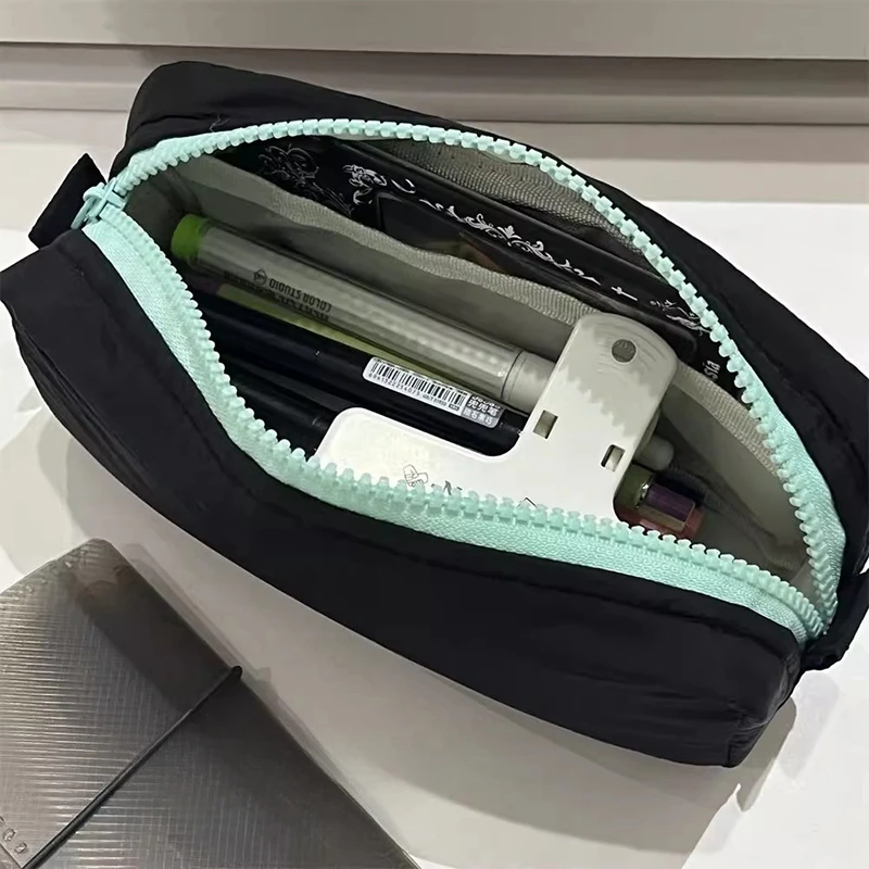 Astuccio per matite Ins, astuccio scolastico carino, astuccio portatile Kawaii, borsa per penne, custodia per penne, 필통 - immagine 4