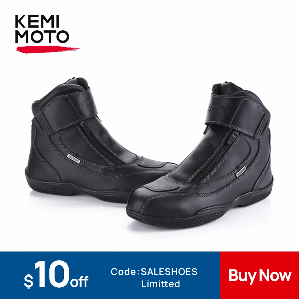 Motorcycle Boots Motocross Riding Shoes Motorbike Racing Touring