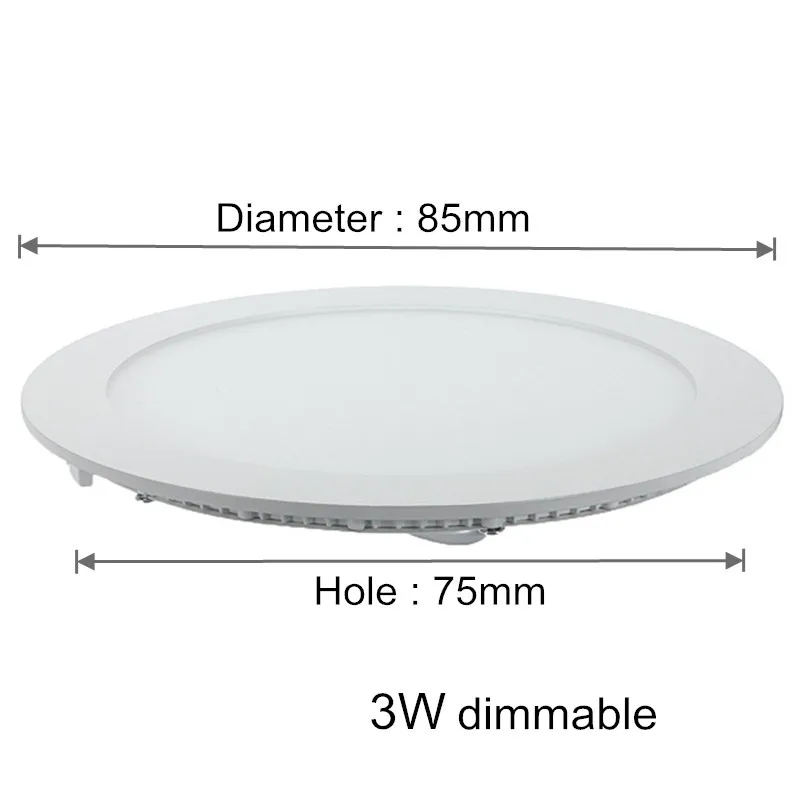 3W dimmable