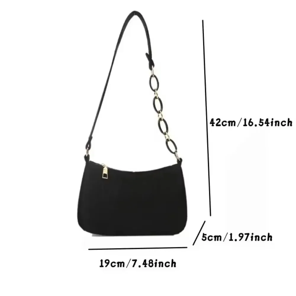 Fashion Felt Shoulder Bags for Women Women's Subaxillary Bag Design Advanced Texture Armpit Handbags Purses Saddle Bag
