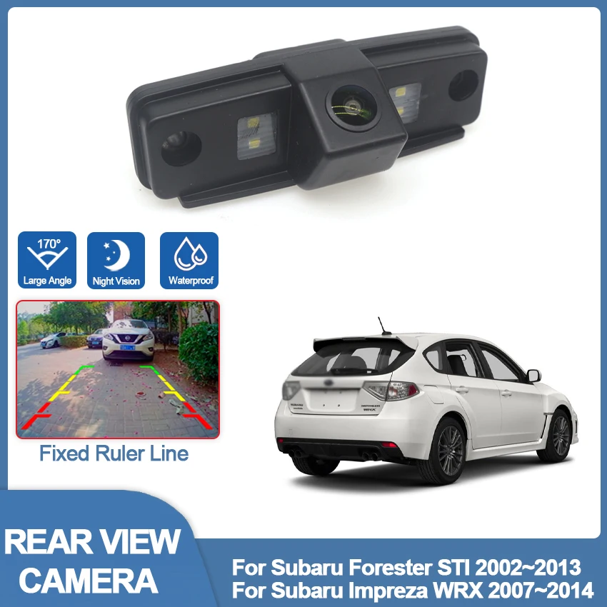 

Водонепроницаемая HD камера заднего вида «рыбий глаз» для Subaru Forester STI 2002 ~ 2013 Impreza WRX 2007 ~ 2012 2013 2014