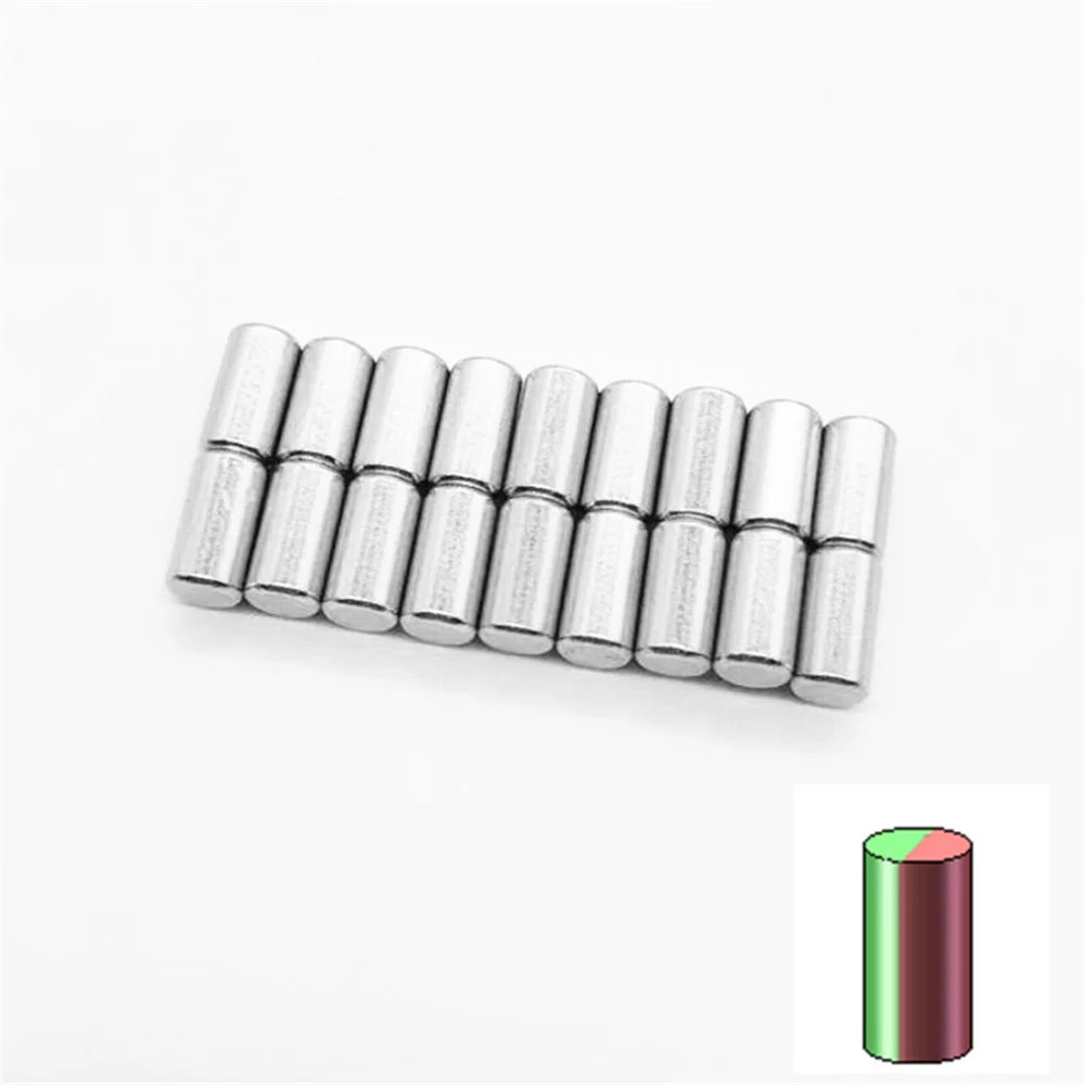 

400pcs Diametrically Magnet Rod for 3D Printed Settlers Diameter DIY Center-less Grinding Bracelet Silver Metal