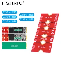 TISHRIC  M.2 SSD Extension Adapter M2 Solid-state Drive  2230 2242 2260 to 2280 Extension Bracket Card Riser Transfer Convert