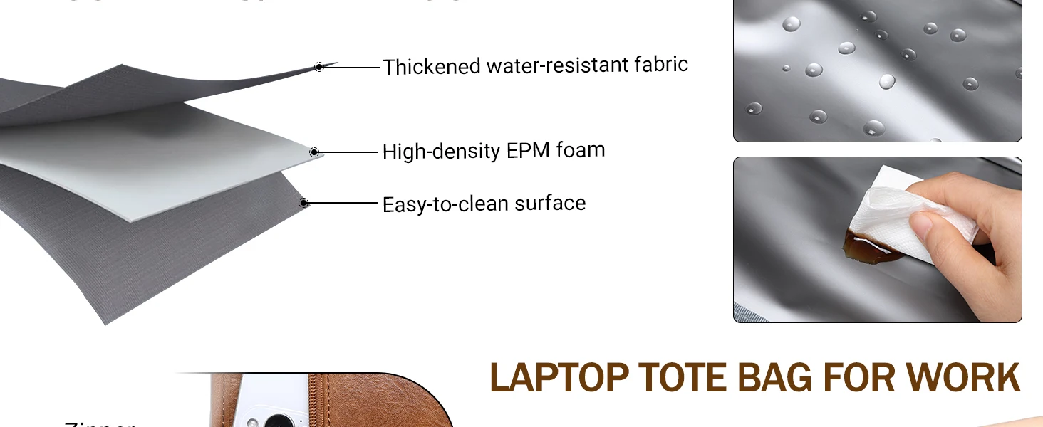 work bag with lunch compartment