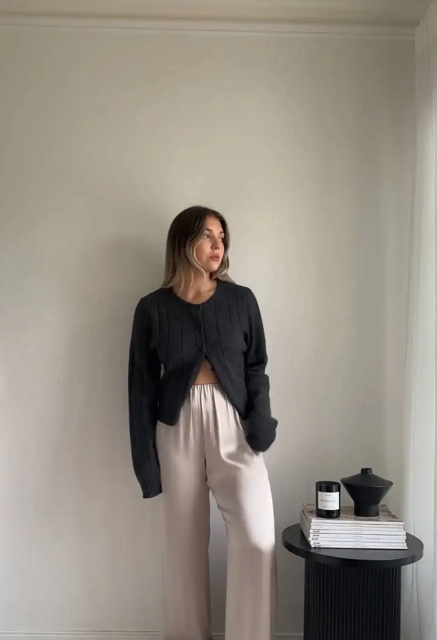 Casual Knit Sweater Cardigan For Women Long Sleeve Loose High Waist Solid Fashion Outwear Knitwear Female Cardigan Summer 14 Casual Knit Sweater Cardigan For Women Long Sleeve Loose High Waist Solid Fashion Outwear Knitwear Female Cardigan Summer
