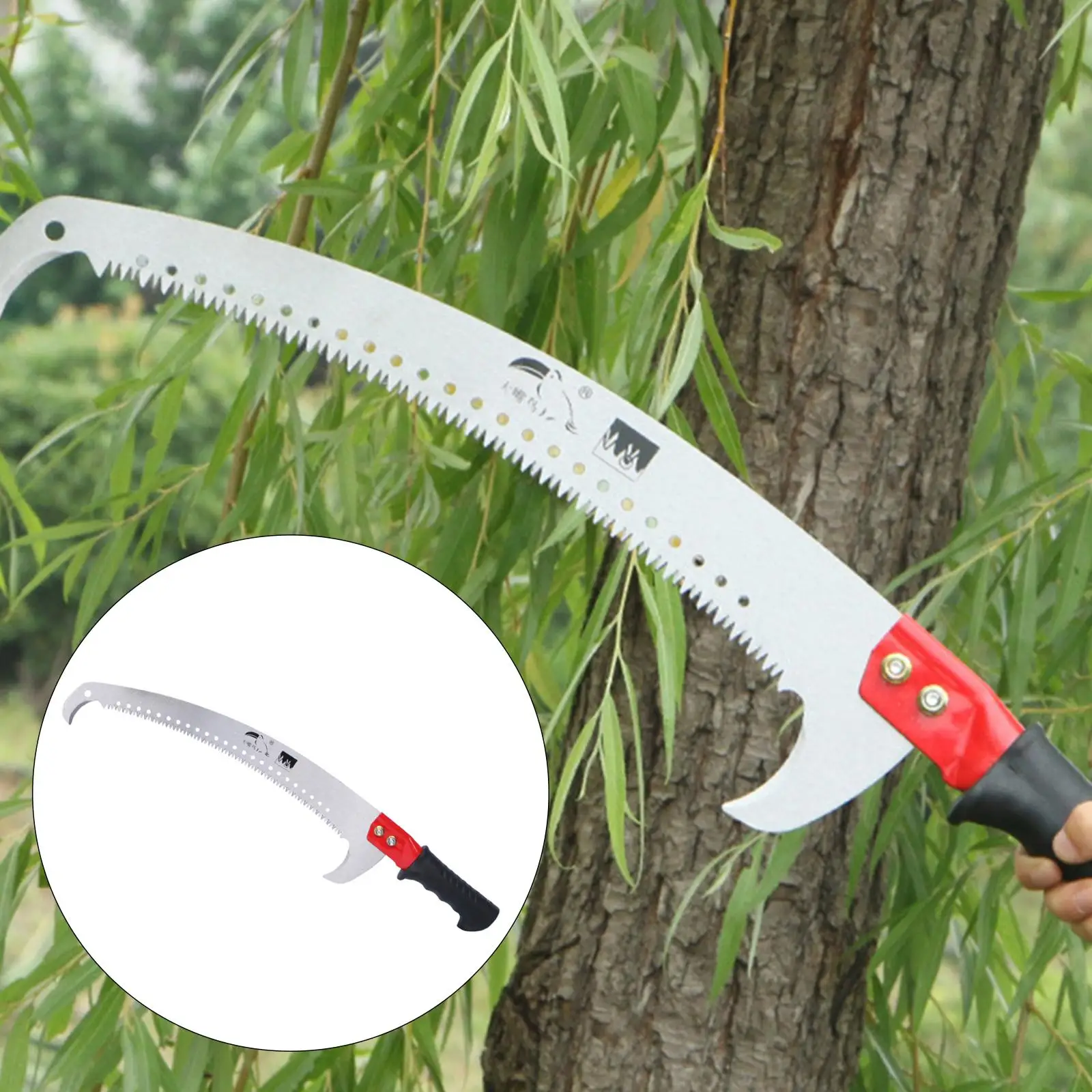 Three-Sided Grinding Non Tool Steel Ergonomically Garden Pruning Saw