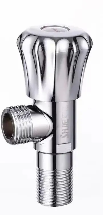Stainless steel electroplating imitation copper extra thick angle valve