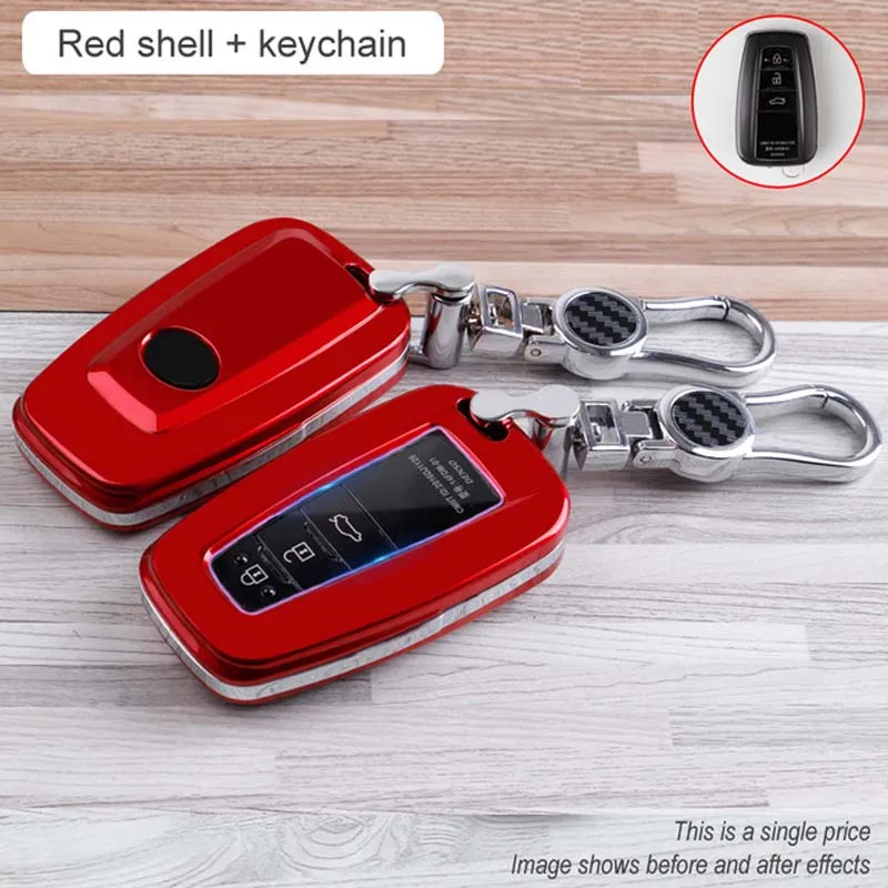 Custodia per chiave Auto remota Shell per Toyota Chr C-HR Camry Corolla Prado Prius RAV4 2018-2022 Cruiser Smart accessori Auto - Sc854b05b0ef04320a5acf83a09a81db2t