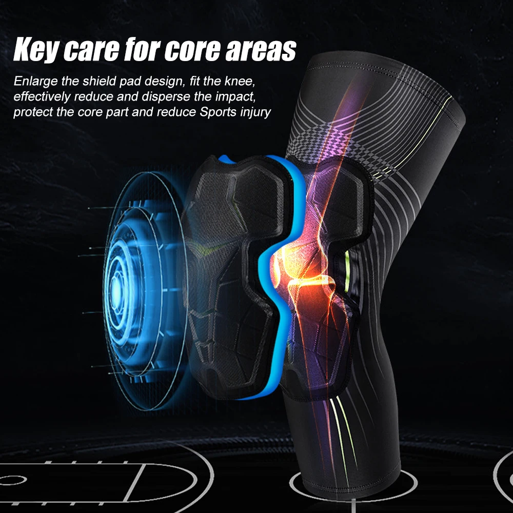 Ginocchiere Anticollisione A Nido D'Ape – 88% Nylon, 12% Spandex, Cuscinetto PU, Per Calcio, Corsa E Sport, Taglie XS-XL