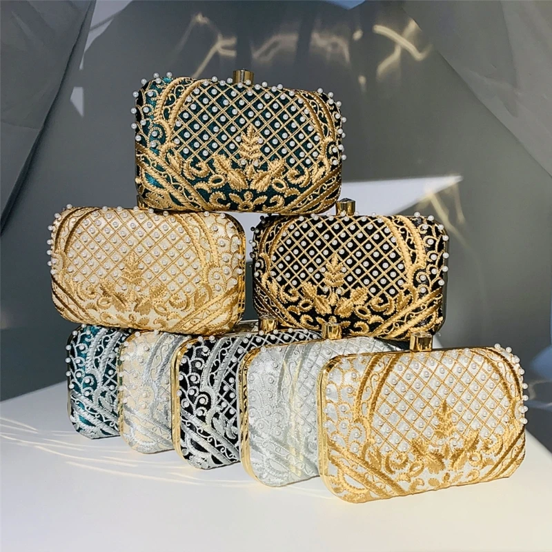 Women Evening Clutch Bag Handbag with Chain Girl Party Shoulder Crossbody Bags