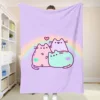 Nap Blanket Pusheenes Throw Blanket for Sofa Blankets Home and Decoration Double Bed Blankets & Throws Summer Comforter Anime 4