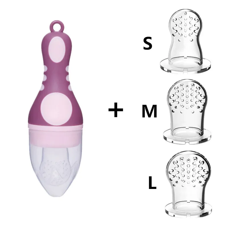 Pacifier Fresh Food Nibbler Fruit Feeder Nipples for Baby Infant Pacifier Feeder Nipple Silicone Teat Bottles 1Set silicone pacifier,silicone fruit feeder,silicone baby feeding bottle