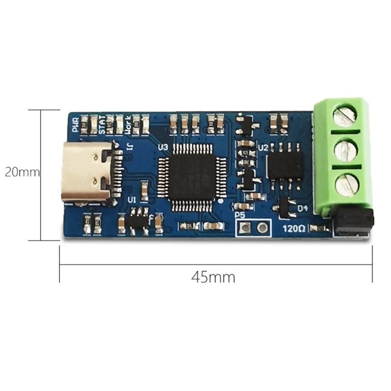 USB To CAN Module Support CAN Portable CAN Bus Analyzer V2.0 Version Analyzer Module 6
