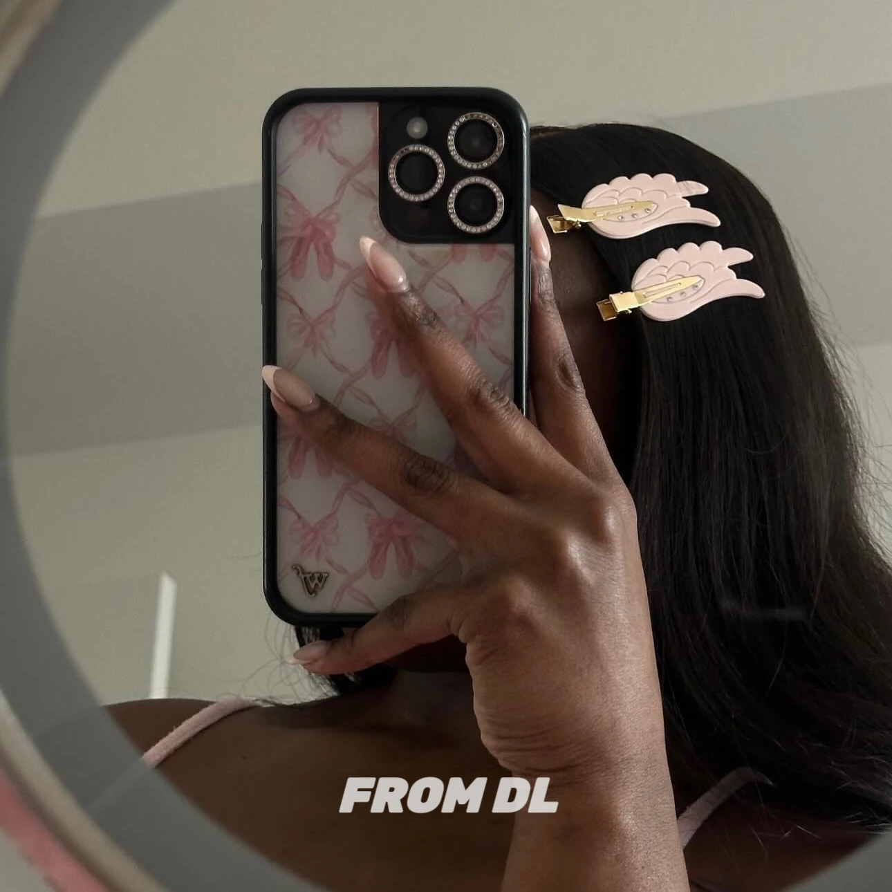 Emijay Angel Wings Hair Clips Pink Acetate Bangs Hairpins Sl Embedded Diamond Side Clips Sli Hair Accories