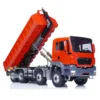 Gift LESU 1/14 Man Metal Tgs 8X8 Hydraulic Dumper RC Truck Roll On/Off Tipper Radio Motor Remote Control Toy for Boys THZH0185 1