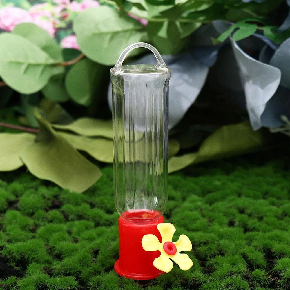 90ML Hummingbird Feeders Portable Transparent Hanging Bird Feeders Removable Lightweight Water Bowl Garden bird feeder