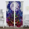 Blackout Curtains for Living Room Curtain Zeldas Tulle for Bedroom Home Interior Curtains 2 Pieces Halloween Decoration Shades 2