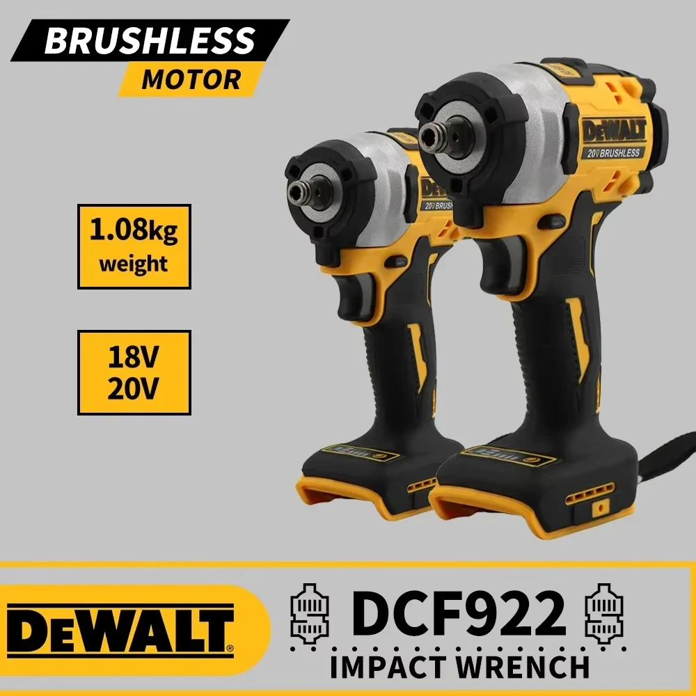 Dewalt DCF922 Brushless Impact Wrench 610N.m Cordless Driver Large torque Variable Speed Electric Wrench 20V Rechargeable Tools 4