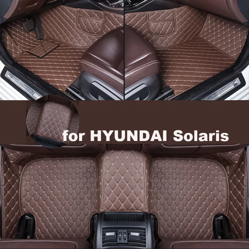 

Car Floor Mats for HYUNDAI Solaris Ⅰ Sd/Hb 2014-2016 Accessories Customized Auto Carpets