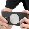 Ultra Thin Hard PC Magnetic Frameless Phone Case Magsafe For iPhone 16 15 14 Pro 13 12 Mini 11 Pro Max Matte Color Solid Cover 3
