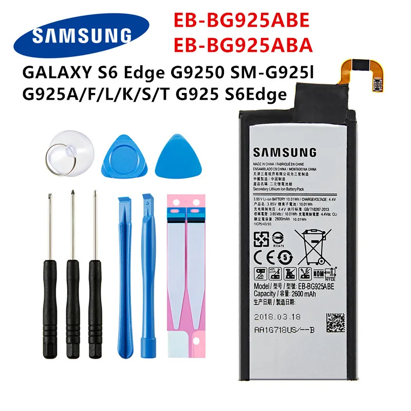 SAMSUNG Orginal battery For Samsung Galaxy S6 S6 Edge/Plus S7 S7 Edge S8 S8 Plus+ S9 S9 Plus S10 S10E S10 Plus J5 Pro J7 Pro 2
