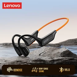 Lenovo Wireless Waterproof Bone Conduction Earphones with Mic (S106 Black)