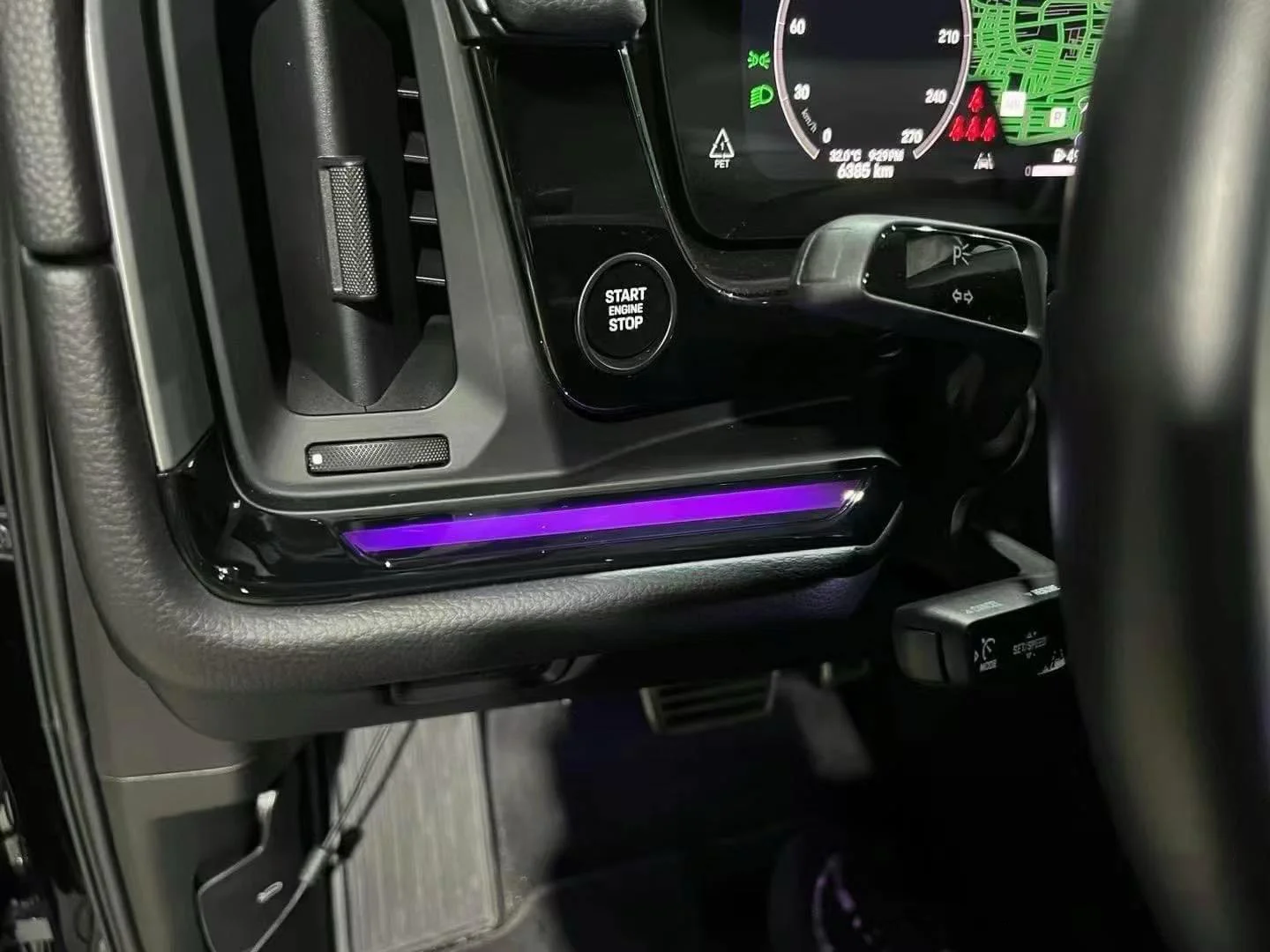 Ezontronics Ambient Light LED For Porsche Cayenne 2010- Atmosphere environtal Molded Trim ambilight Lighting Dynamic Magic
