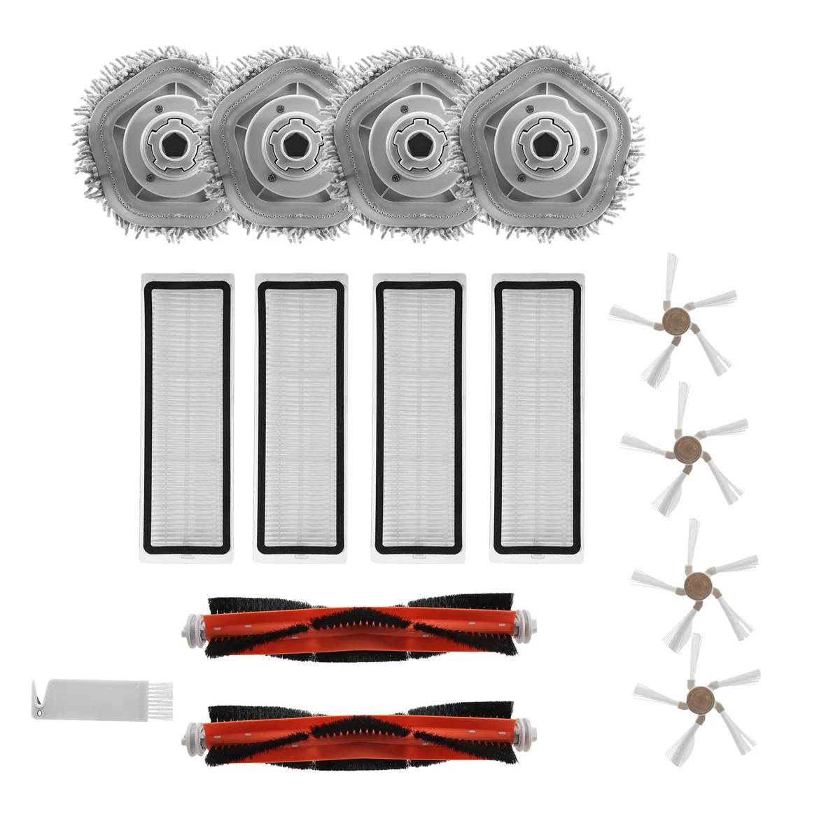 

For Dreame Bot W10 Robot Vacuum Cleaner Accessories Main Side Brush Washable HEPA Filter Mop Cloth Spare Parts