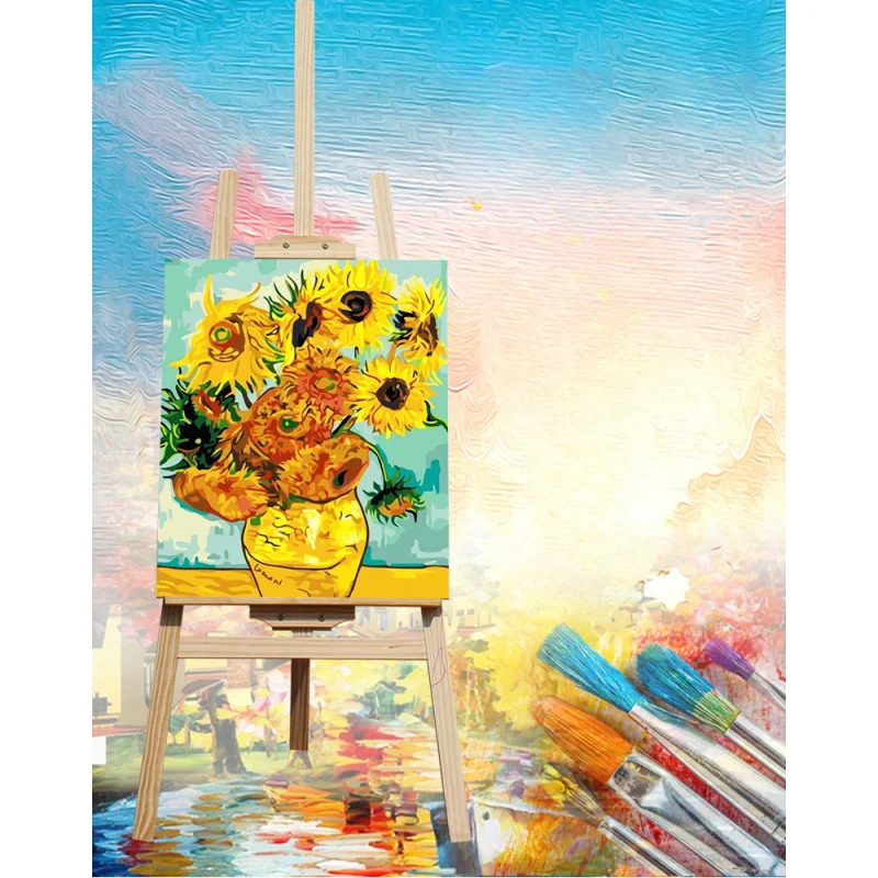 Telaio per Dipinti ad Olio, Telaio per Tela per Studenti d'Arte, Telaio per Dipinti ad Olio in Tessuto di Cotone, Blocco da Disegno Fai-da-Te in Acrilico - immagine 4