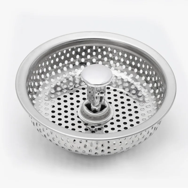 Mesh Kitchen Stainless Steel Sink Strainer Disposer Plug Drain Stopper Filter 5