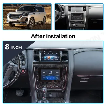 Car Accessories Radio For Nissan Patrol Android Auto GPS Navigation Multimedia Stereo Receiver Head Unit Offline Maps