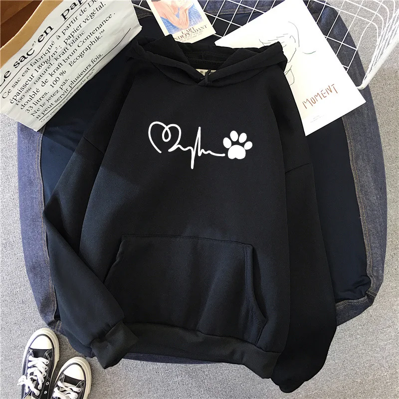 Hot sales Womens Hoodies Casual Printing Sweatshirts Sports Home Pullover Tops Outdoors Korean Style Street Woman Clothing 2026