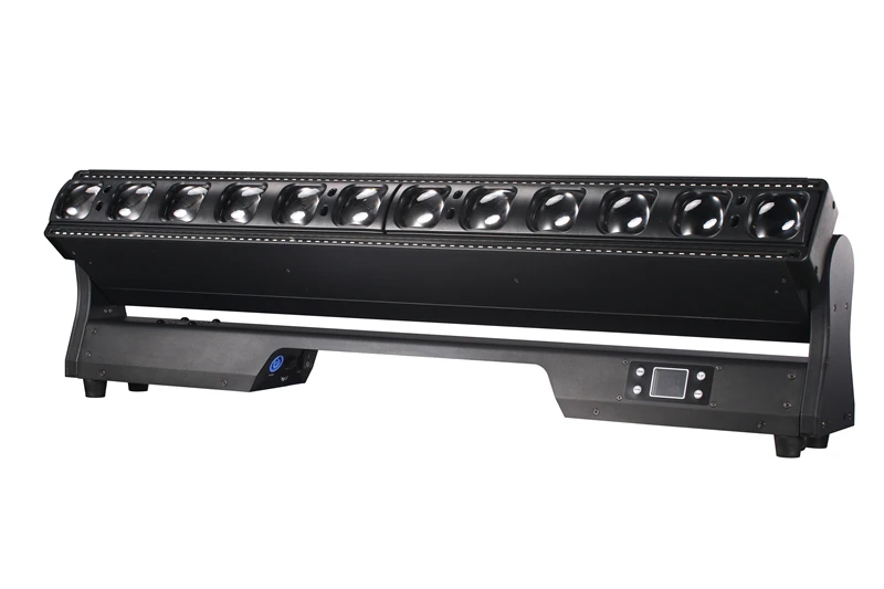 2 pieces LED pixel control Zoom 12x40W RGBW 4-In-1 LED Beam Wash Bar Moving Head