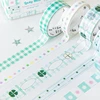 5roll/set Cute Colorful Basis Decoration Tape Planner Handbook DIY Scrapbooking Journal Collage Material Washi Tape 3
