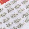 20 Pieces/Lot Fashion Stainless Steel Insect Butterfly Ring Charm Waterproof Statement Trend Jewelry for Women Wholesale Jewelry 6