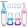 4PCS Baby Spoon Bottle Feeder Dropper Silicone Spoons for Feeding Medicine Kids Toddler Cutlery Utensils Children Accessories 1