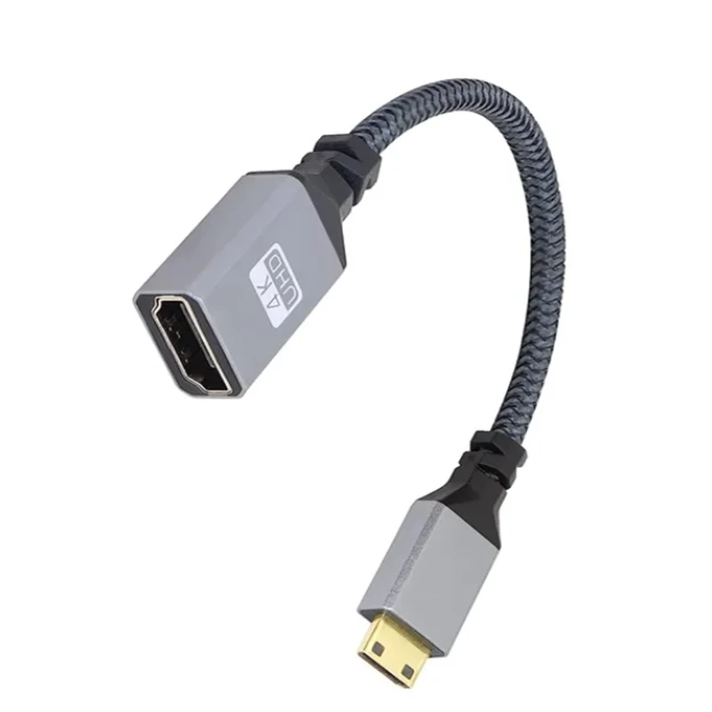 Adattatore Micro HDMI a HDMI maschio 4K a 60Hz HDR Nylon