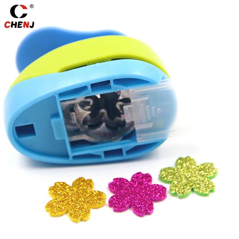 Large Diy Paper Cut Foam Maker Puncher Scrapbook Flowers Punch Labor Saving Children Hole Punch Embossing DIY Craft Hole paper punch paper craft punch embossing maker
