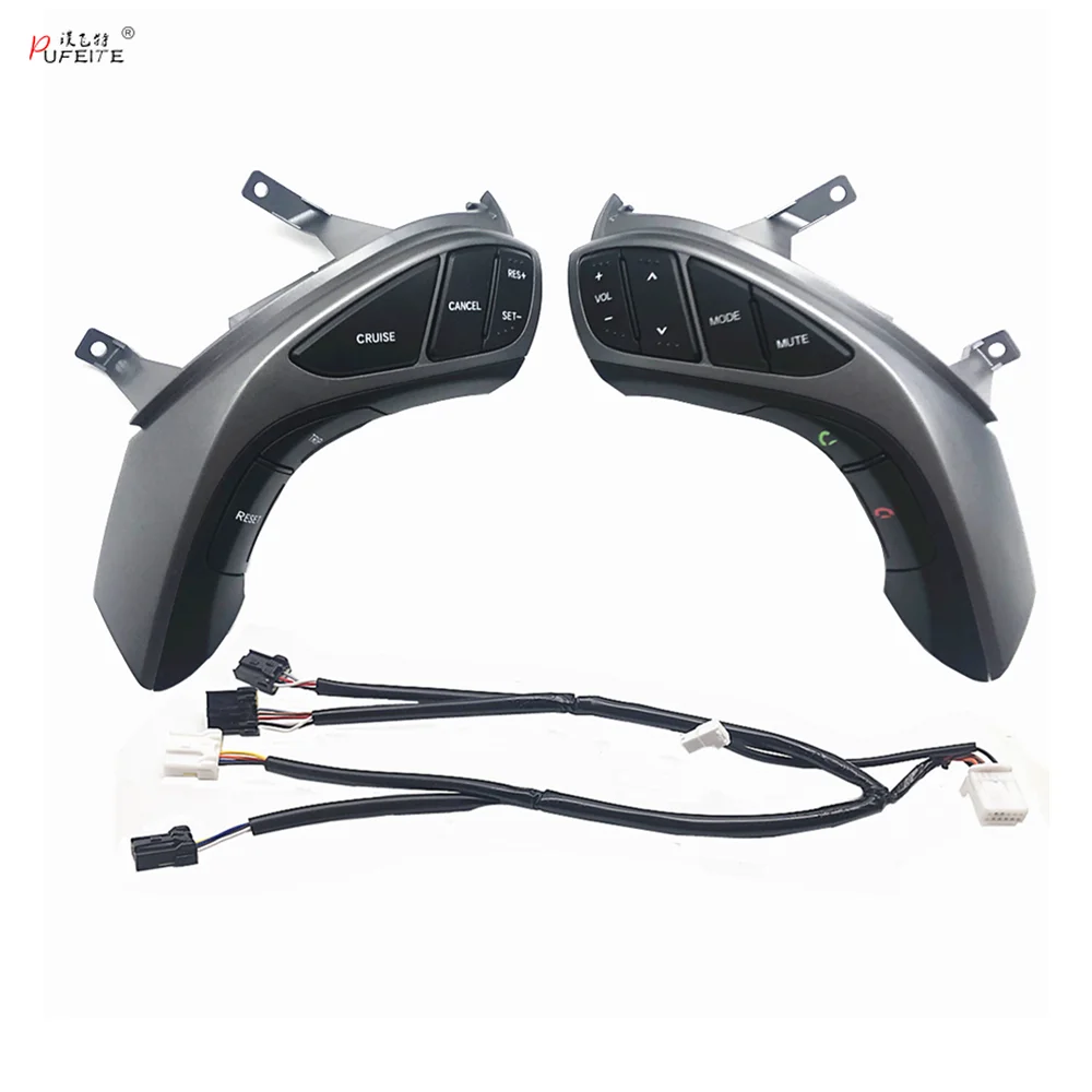 PUFEITE Button Switch for Hyundai Elantra I30 Steering Wheel Buttons