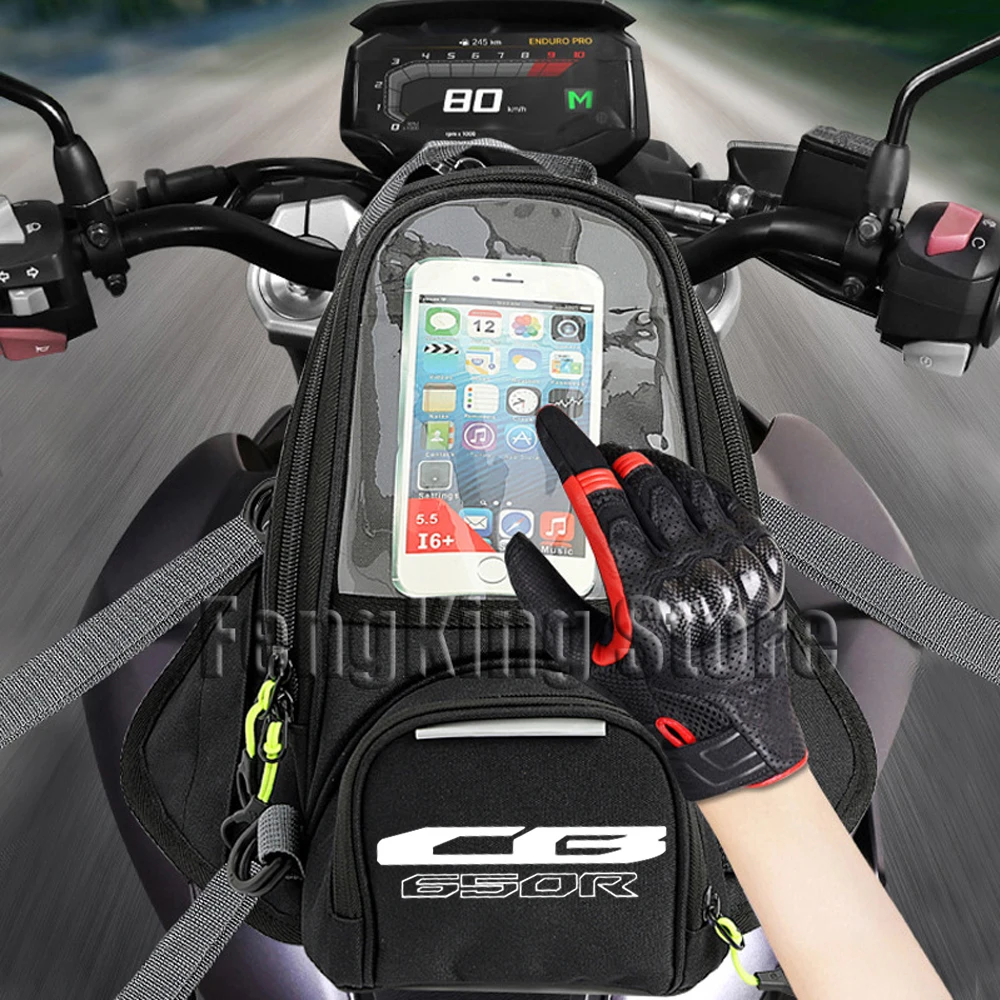 

Магнитная сумка для мотоцикла Honda CBR650R CB650R CB 650R CBR 650R, сумка для езды на мотоцикле, сумка для навигации и топливного бака с большим экраном
