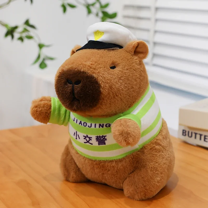 Capybara Plush Toy - Soft, Fluffy Decorative Pillow