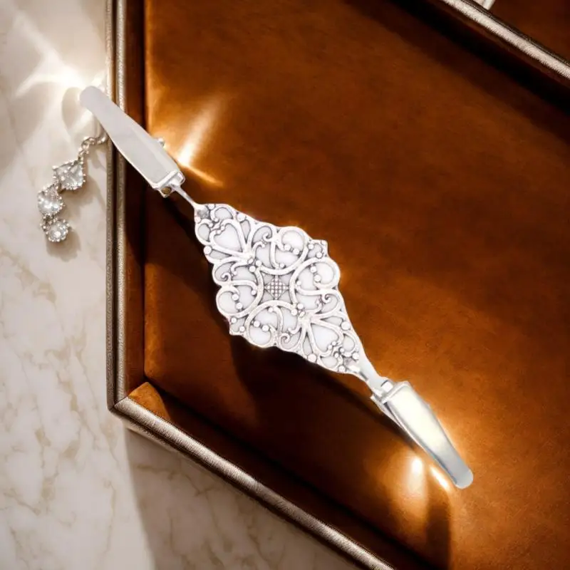 레트로 스웨터 클립 패스너 꽃무늬 가디건 드레스 셔츠 칼라 브로치 백 신치 클립 여성용 소녀용