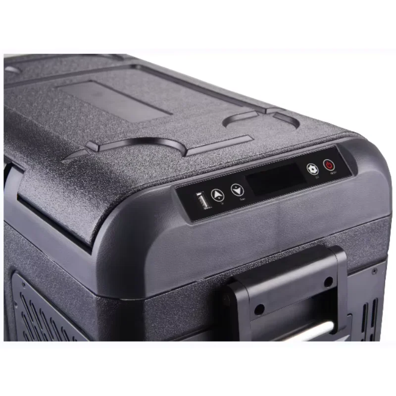 Hot selling Factory direct sale PP+HDPE material 110L mini 220v 12v portable compressor car refrigerator
