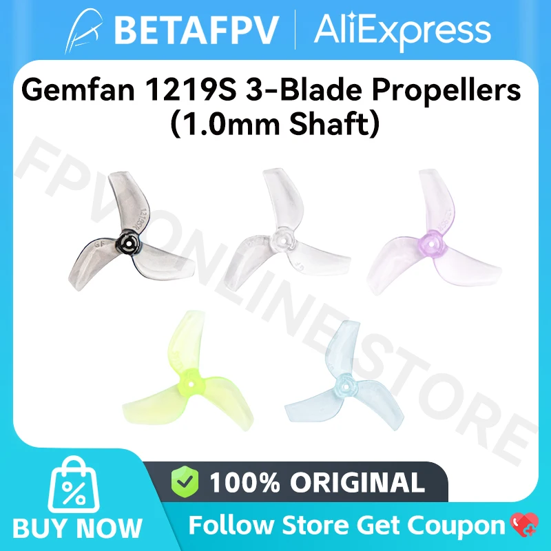 Gemfan 1219S 3-Blade Propellers for Betafpv Air65 drone propeller,drone propellers,drone propeller blades,propeller replacement parts