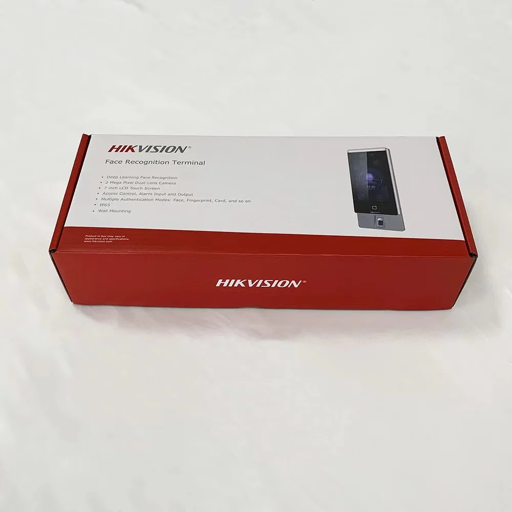 HIKVISION DS-K1T673DWX Face Recognition Terminal 7-inch Touch Screen 2MP Lens WiFi Doorbell Two-Way Talk DC12V 2A