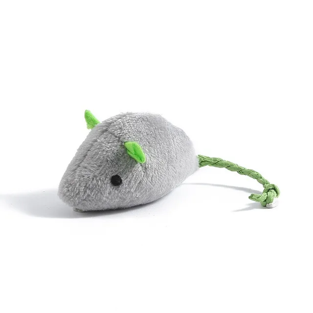 3-200 Pcs Rattle Cat Mouse Toys Also Prefilled Catnip Faux Fur Cat Toys Interactive Cat Game Catnip Toys for Cats Pet Products 5