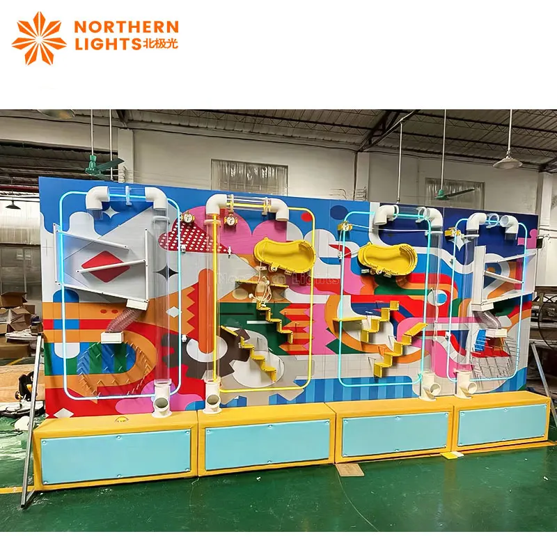 Kids Ball Wall Table Science museum Equipment for Kids Indoor Playground Equipment Playground Plastic Pvc Pipe Toys